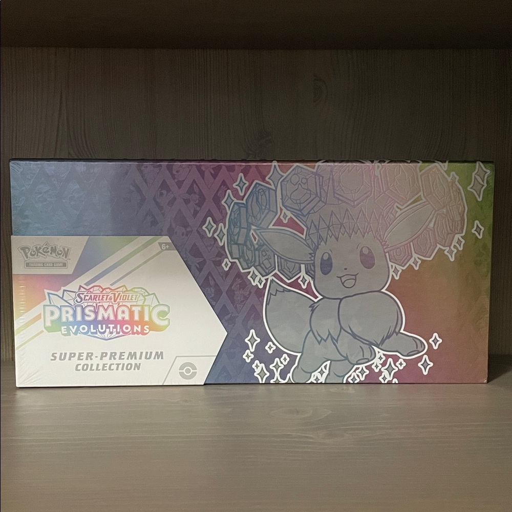 Prismatic Evolutions Super Premium Collection Box Factory Sealed On Hand NEW